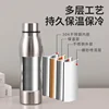 High Quality 1000ml Stainless Steel Sport Water Bottle Single-layer Rugged Water Cup Metal Flask Drinkware Camping Sports Gym 3