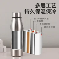 High Quality 1000ml Stainless Steel Sport Water Bottle Single-layer Rugged Water Cup Metal Flask Drinkware Camping Sports Gym 3