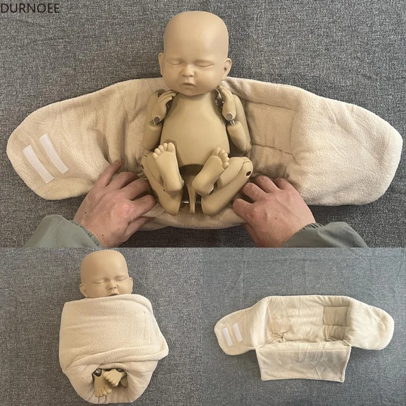 Newborn  Swaddle Newborn Photography Props Wraps Posing Bag Baby Photo Blanket  Fotografía