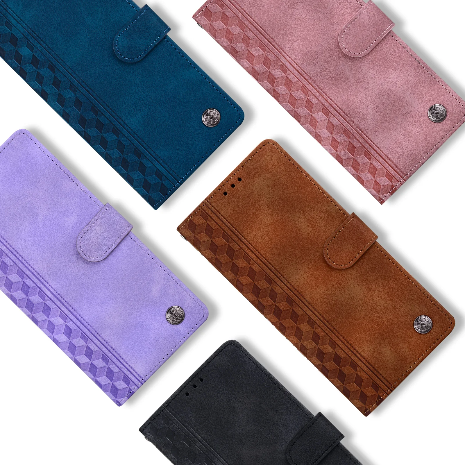 Magnetische Flip Leder Brieftasche Fall Für Motorola Moto G04 G04S G05 G15 G10 G20 G30 G13 G23 G53 G14 G22 G31 41 G32 G34 35 G24 Power – Detail 3