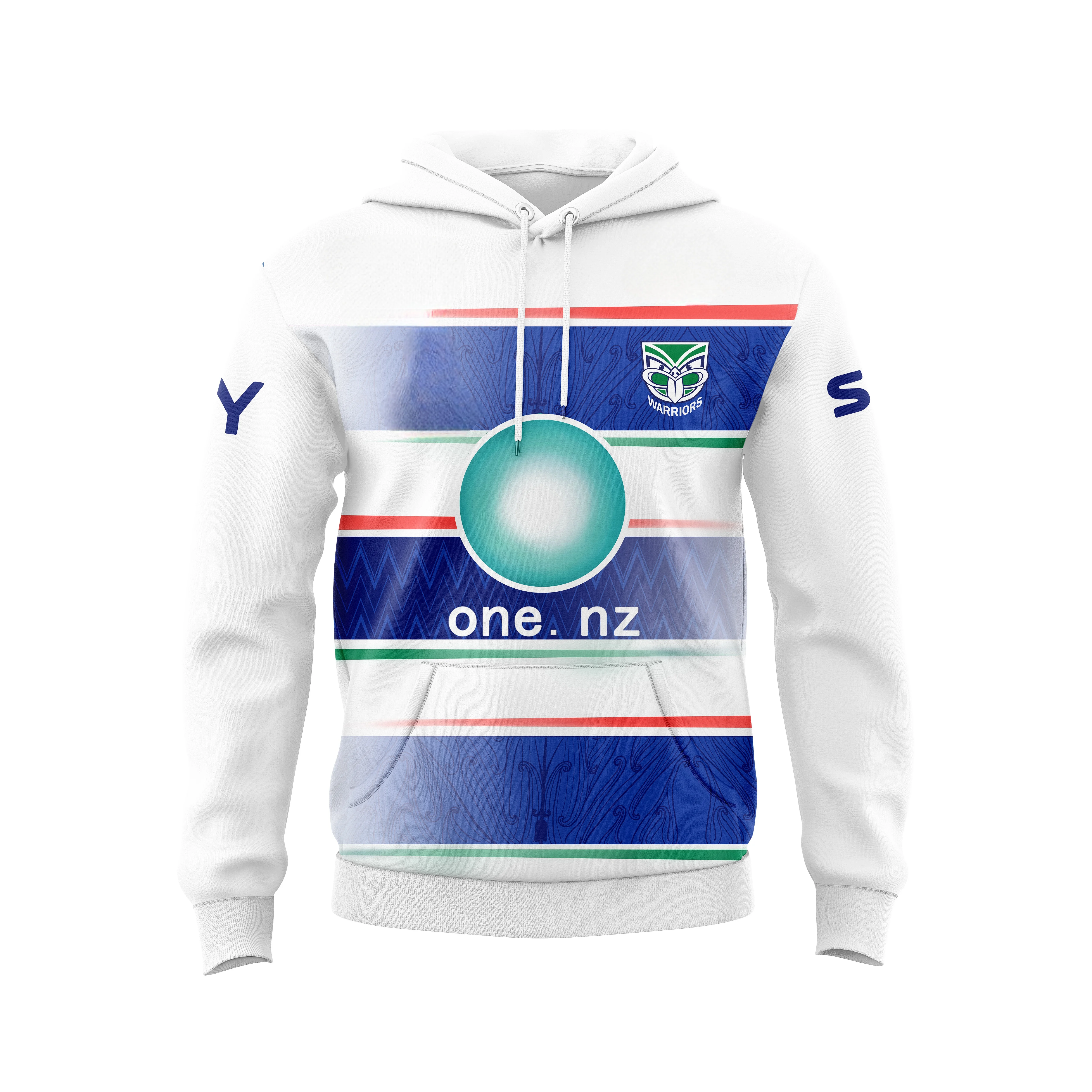 thumbnail image 1 of SUDADERA CON CAPUCHA 2024 NEW ZEALAND WARRIORS RÉPLICA CAMISETA HERITAGE PARA HOMBRE (Nombre y número personalizados), 1 of 5