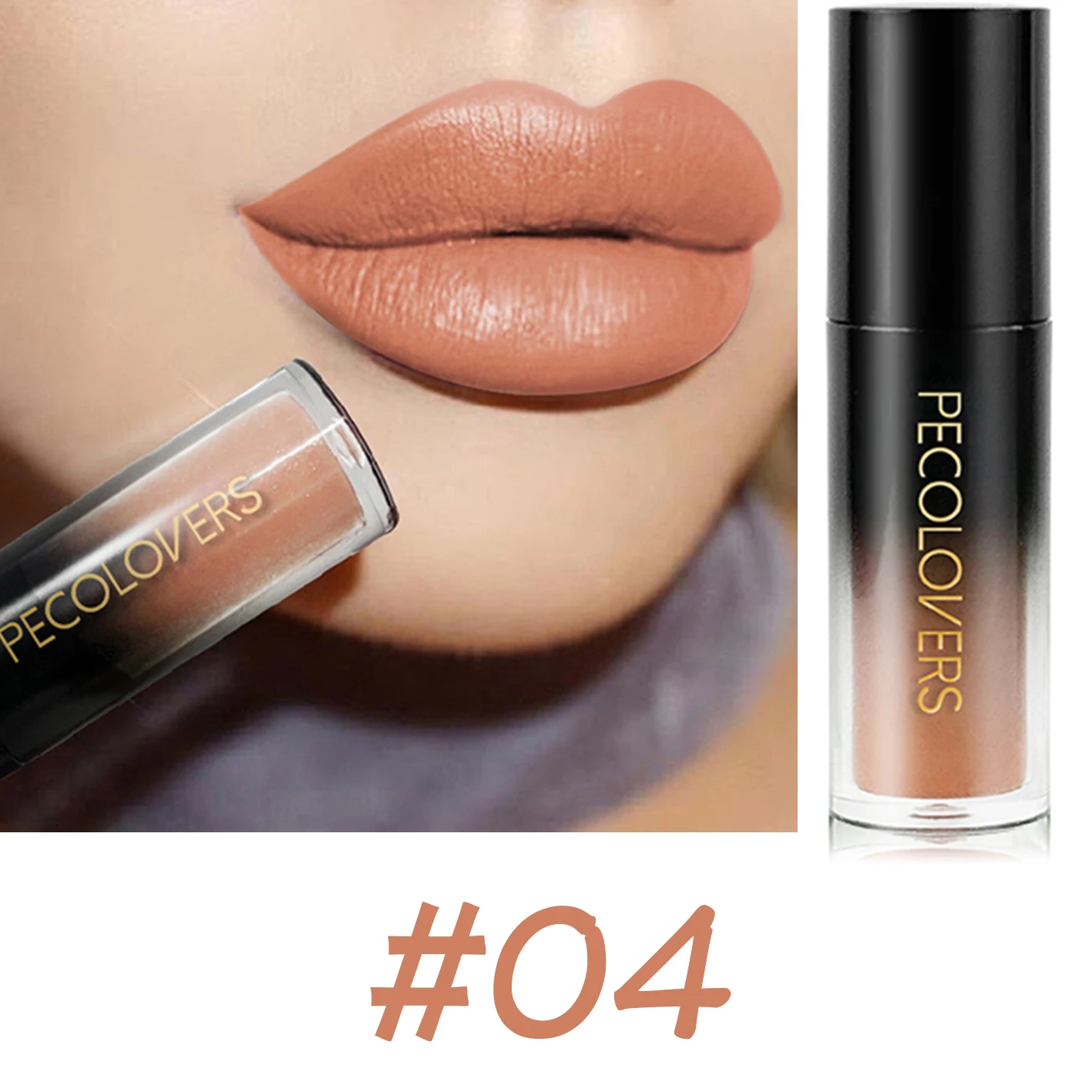 Lipstick Lip Gloss Makeup Waterproof Velvet Non-stick Cup Lip Tint Matte Long Lasting Sexy Red Brown Nude Liquid Lip Stick Sab29411da45c421e8e77906d6fe377694