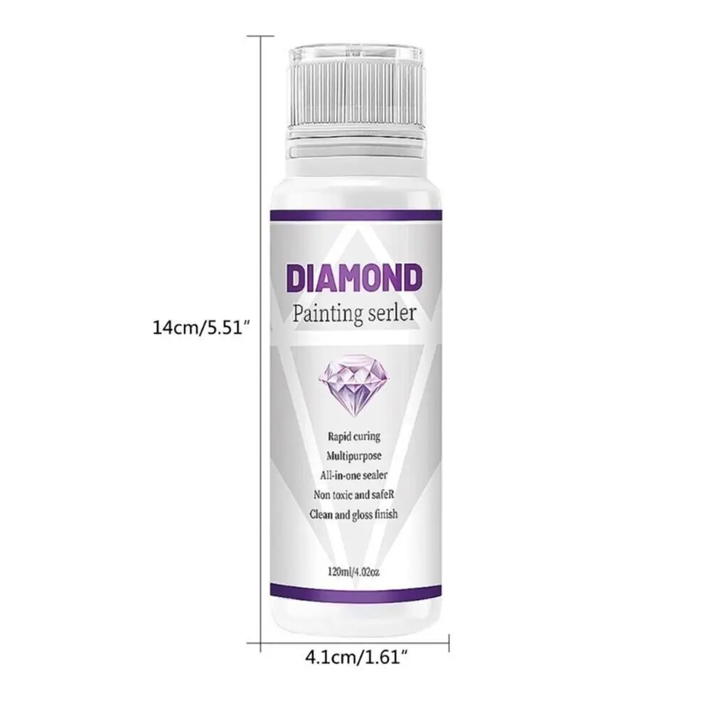 120ML Diamond Painting Sealer Diamond Glue PVA Brightening Seal New Diamond  Painting Glue for Diamond Painting - AliExpress