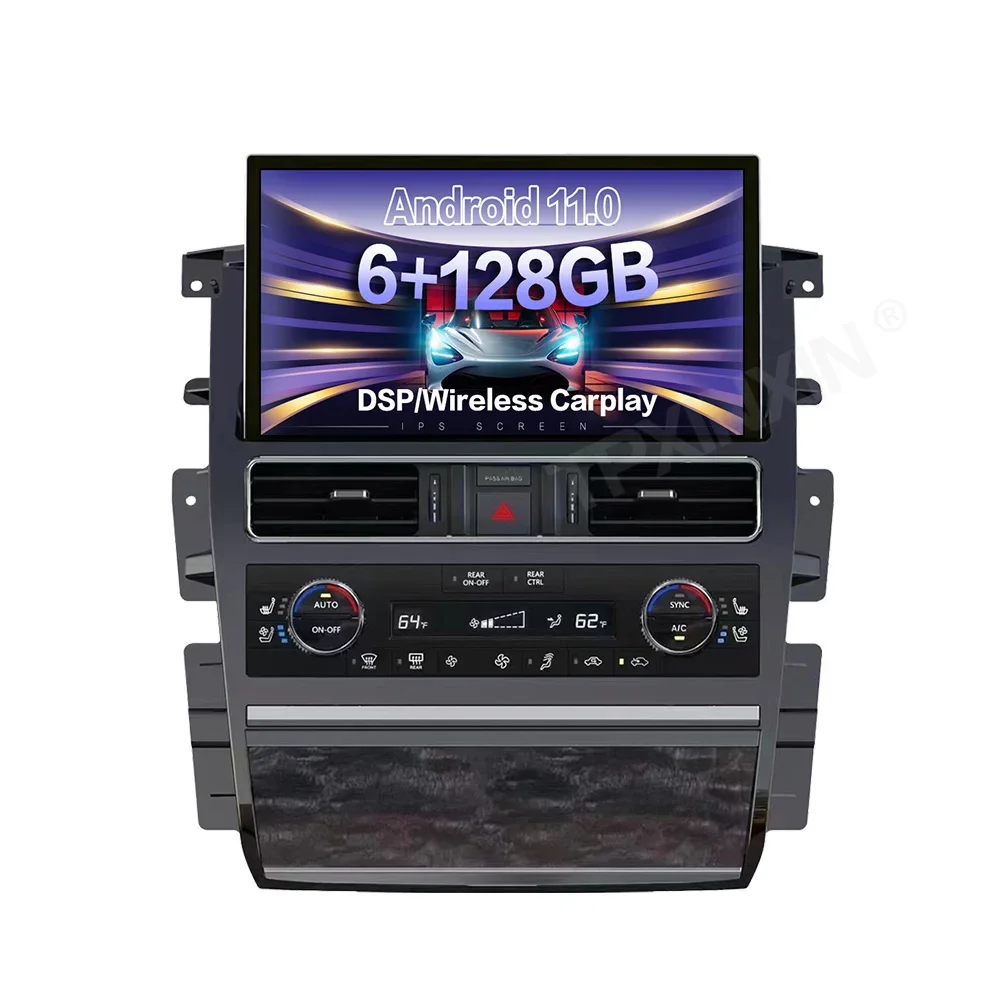 

13.3Inch Multimedia Player Car GPS Navigation Radio Headunit car DVD player 6 + 128G For Nissan Patrol Armada Royale Y62