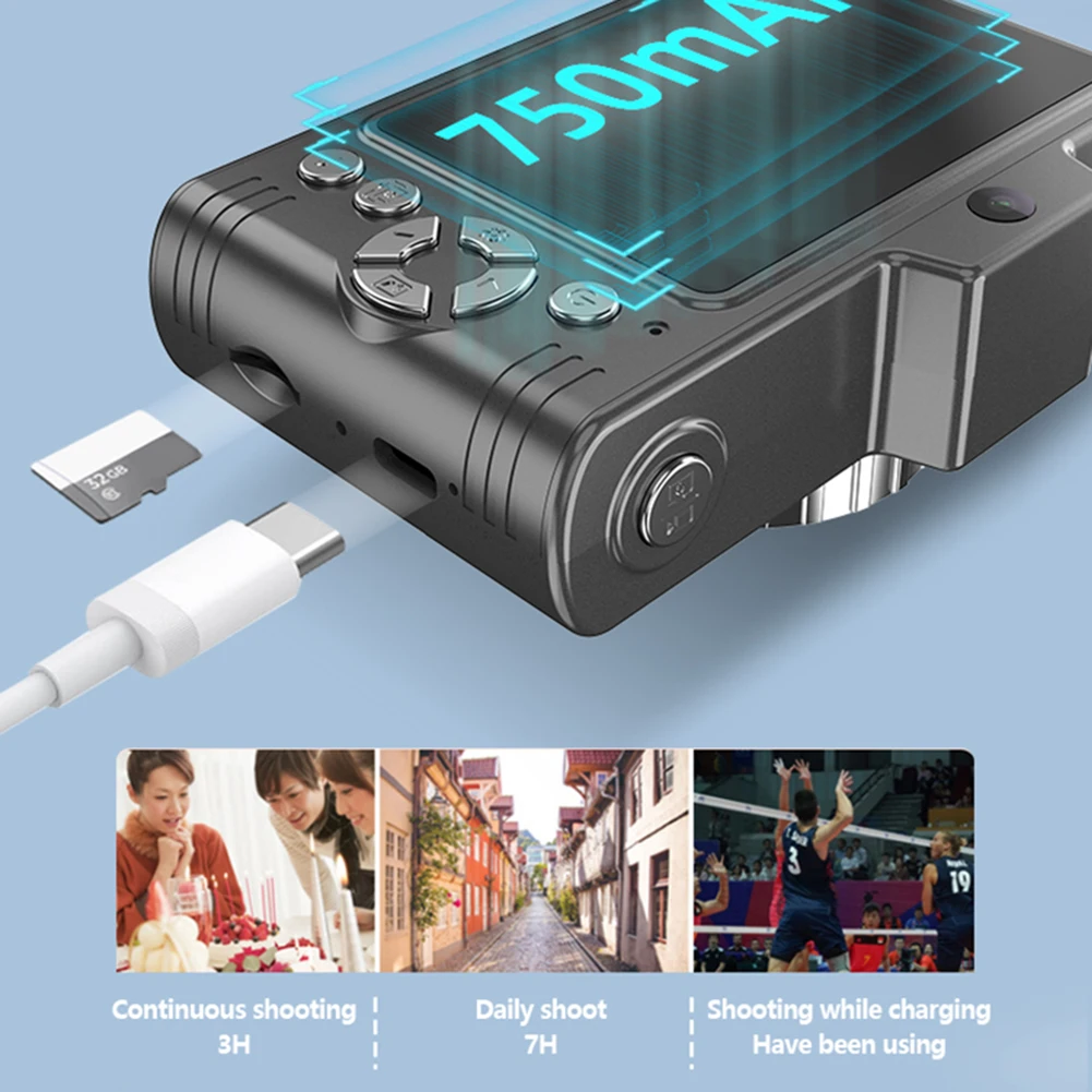 디지털 줌 사진 카메라, CCD 카메라, 2.8 인치 화면 디스플레이 카메라, 8X 비디오 카메라, HD1080P 48MP