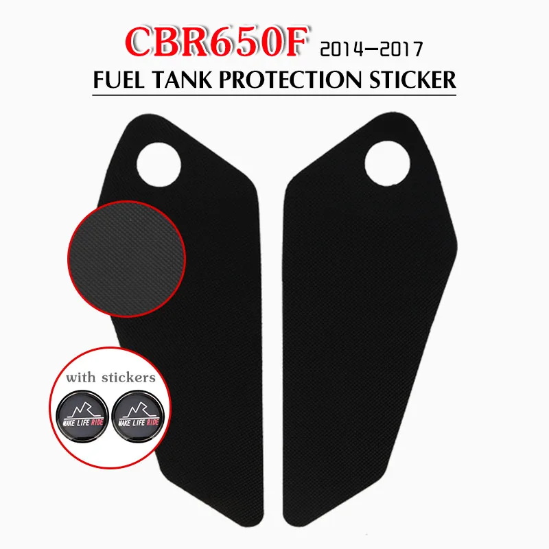 

For HONDA CBR650F CBR 650F 2014-2017 2016 2015 Motorcycle Tank Pad Protector Sticker Decal Gas Knee Grip Traction Pad Side