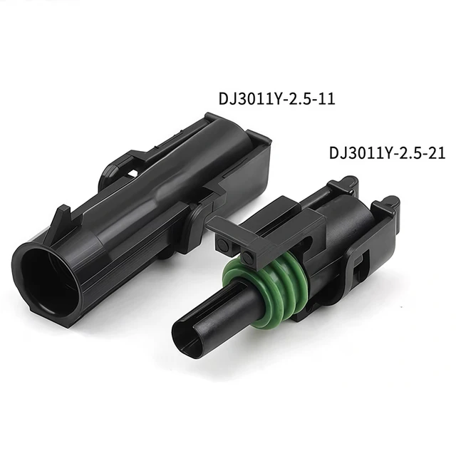 1Pin 2.5mm GM Automotive Weather Pack Waterproof Connector Male Female Plug Socket DJ3011Y-2.5-11/21  For GM 2