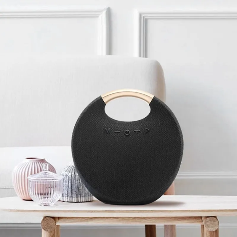 Description Picture 6 of itemNew Home Mini Portable Speaker Wireless Bluetooth 5.0 Subwoofer Soundbar TVSupports TF/USB/FM/AUX Small Outdoor Radio Player
