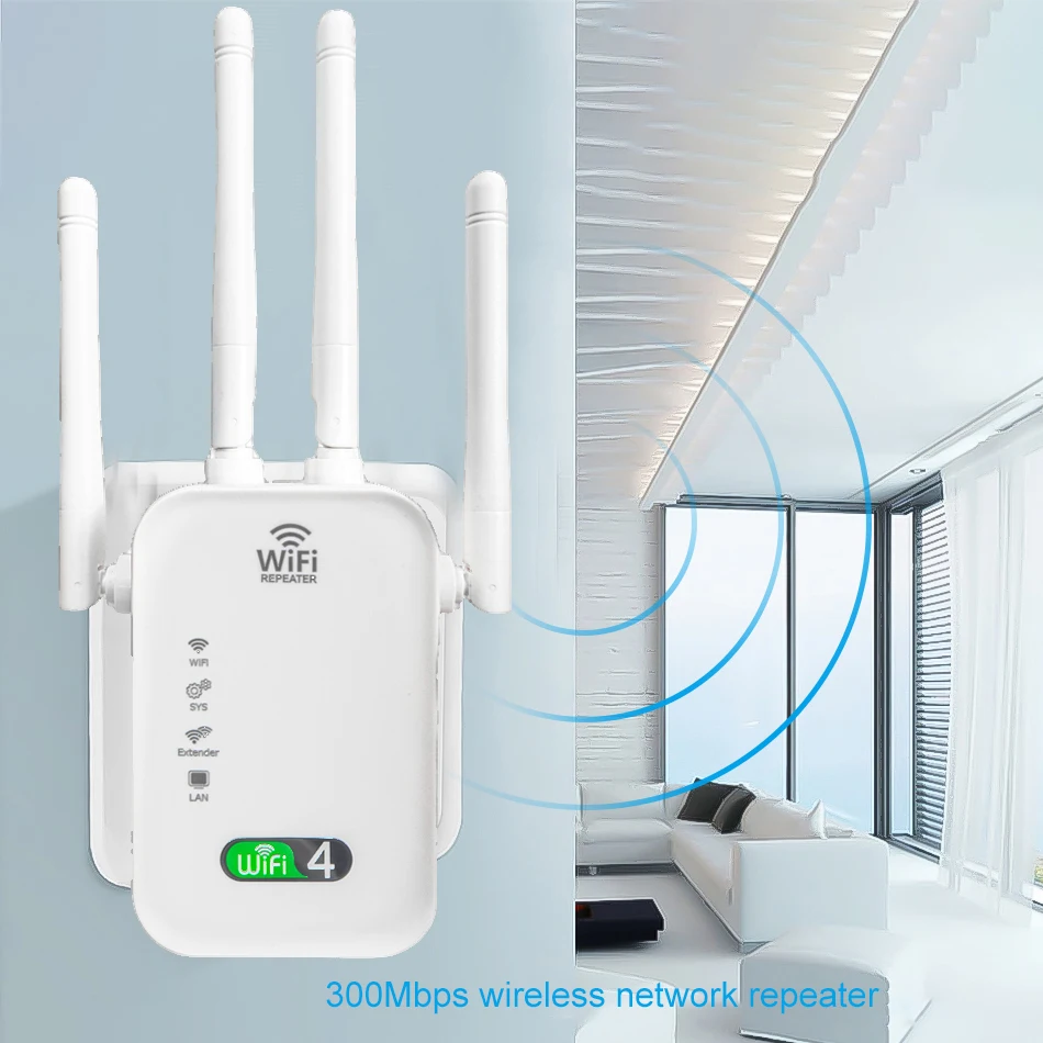 

Wi-Fi-ретранслятор Creacube, 300 м, Wi-Fi-Ethernet-удлинитель, беспроводной Wi-Fi-усилитель, Wi-Fi-ретранслятор сигнала, Wi-Fi-роутер