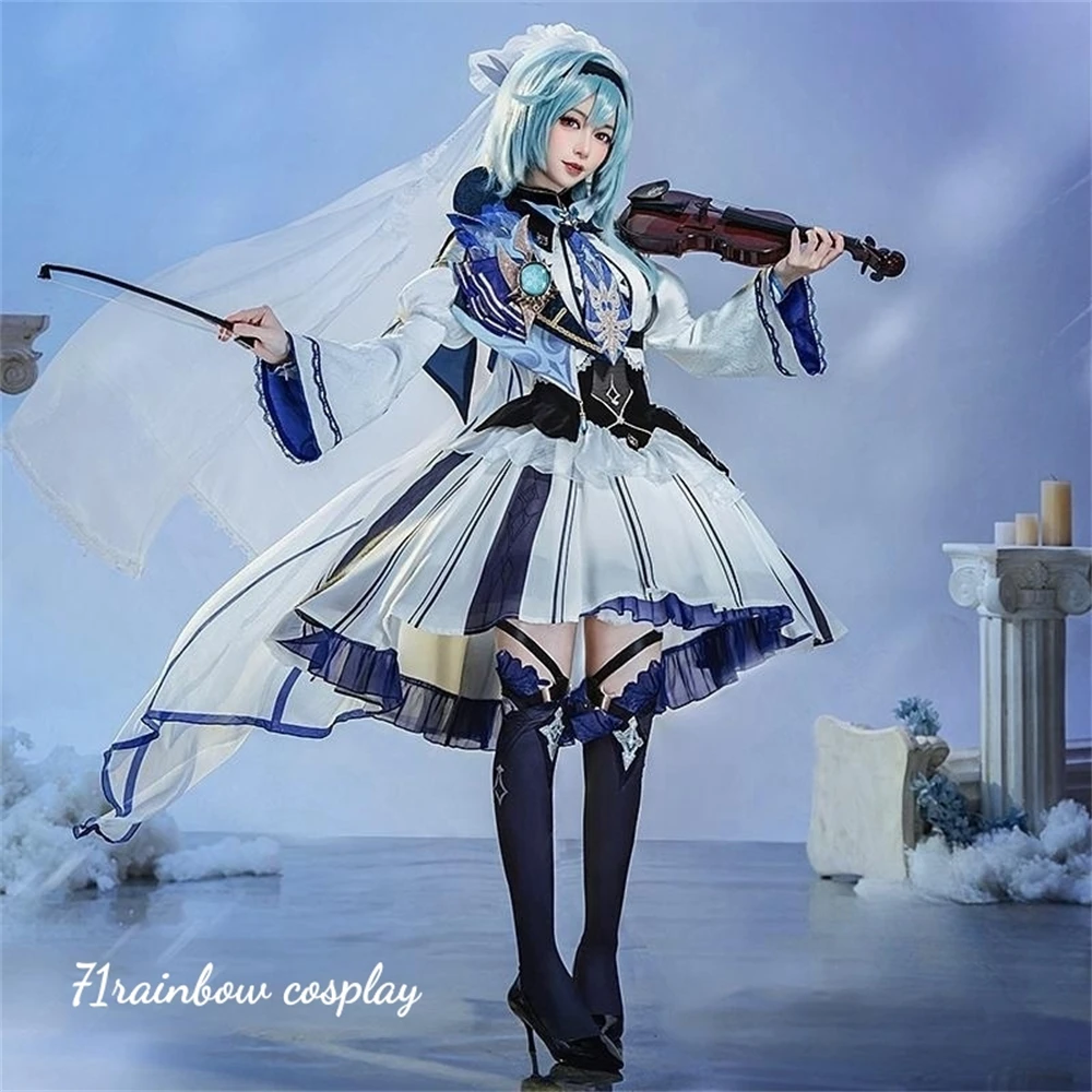 

Eula New Skin Cosplay Game Genshin Impact Eula Cosplay Costume Woman Roleplay Uniforms Genshin Impact Cosplay