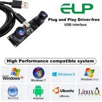 ELP High Speed 1080P 60fps Stereo Web Camera Synchronous Wide Angle Dual Lens 3D Vision Camera USB 4MP for PC, Android Phone - Image 6