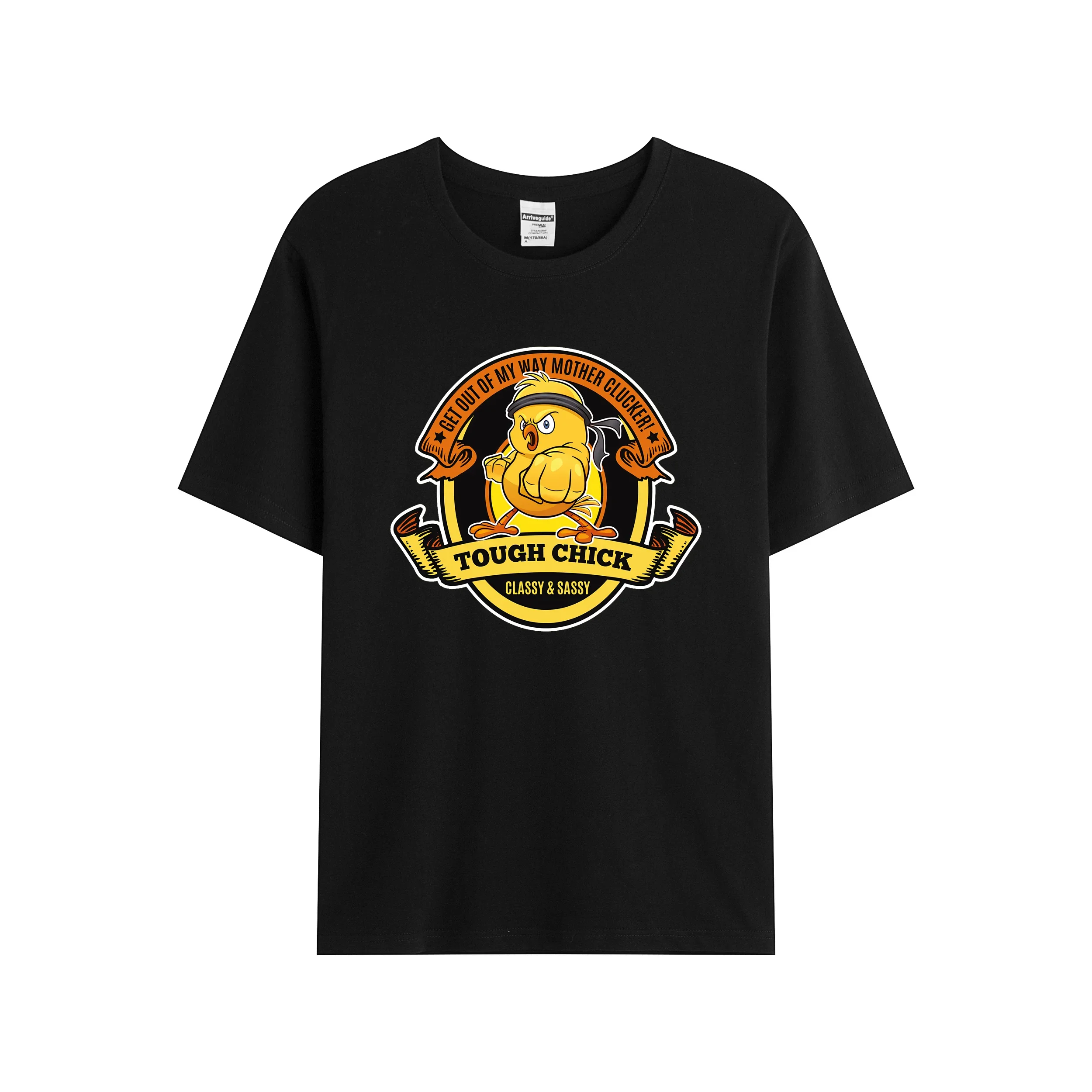 

2021 Men/Women's Summer Black Street Fashion Hip Hop Tough Chick-Get Out Of My Way Mother Clucker! T-shirt Cotton Tees Tops