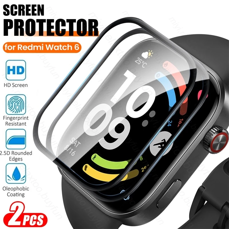 Premium 2-Piece 9D Curved Screen Protector Soft Film - HD Clear Anti-Scratch Protective Cover