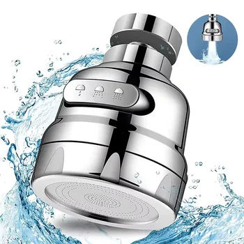 Zhangji Adjustable Swivel Kitchen Faucet 360 Degree Aerator Sprayer Filter Nozzle Diffuser Water Saving Bath Faucet Connector 1