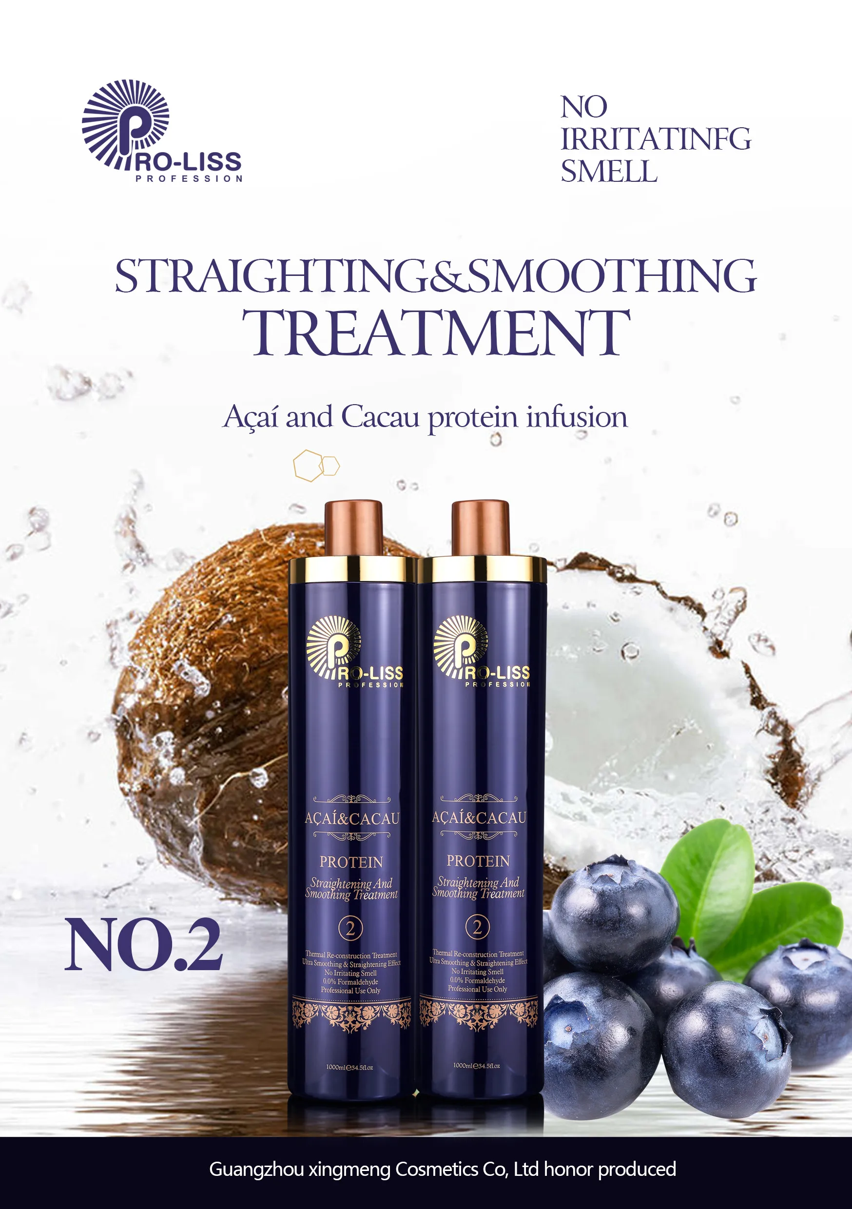 0.00% Formaldehyde Professional protein treatment Proliss TREATMENT 1000ML NO.2