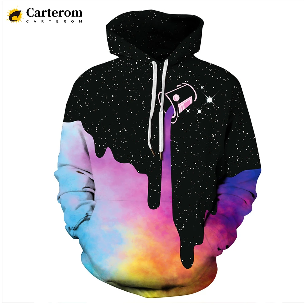 

2023 Hot Sale Paint Splatter Tie-dye 3D Printed Hoodies Men Fashion Casual Hoodie Sweatshirts Hipster Rainbow Graffiti Pullover