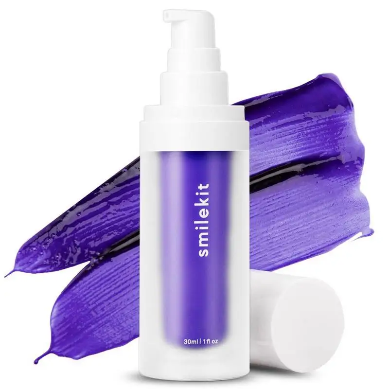 30ml Purple Color Corrector Toothpaste Teeth Whitening