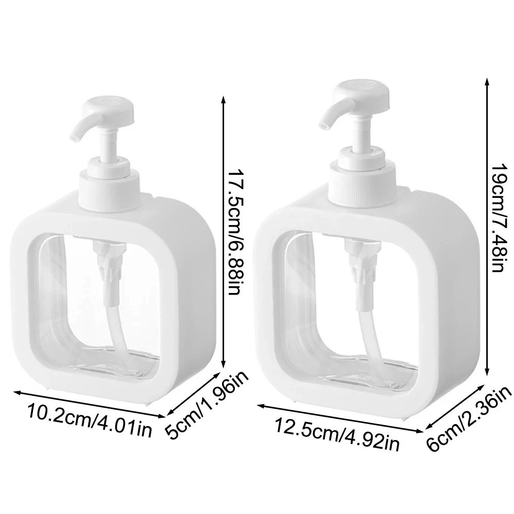 Soap dispenser 1PC Large Capacity Transparent Bottle Press Pump Kitchen Bathroom Travel