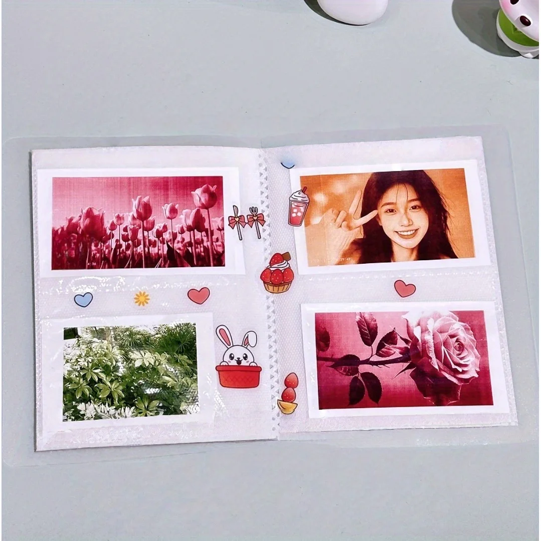 인스턴트 인화지 - 폴라로이드 카메라, 프린터, 라벨 메이커와 호환 가능 - 생기, 주황색, 빨간색, 녹색을 위한 매끄러운 표면 필름