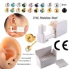 24pcs/Box Disposable Ear Piercing Gun Unit Safe Sterile Piercer Tool Machine Kit 3mm Mini Earring Adult Kids Jewelry Wholesale 1