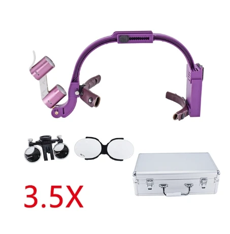 Dr.kim-歯科用倍率のLEDヘッドランプ、双眼ルーペ、5w、歯科技工所機器
