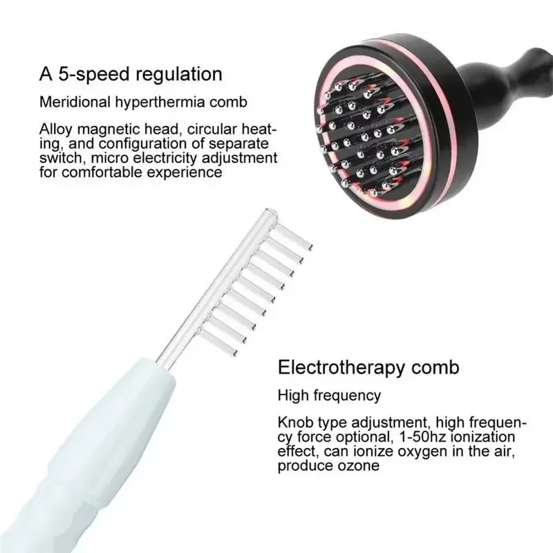 2026 Offerta Speciale: Analizzatore del Cuoio Capelluto a Microcorrente 5 in 1 per il Trattamento della Caduta dei Capelli, Macchina per la Crescita dei Capelli a Microcorrente - immagine 5