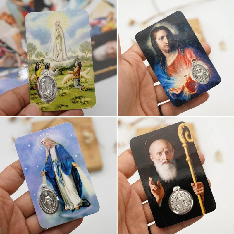 Christian Character Card Double Side Travel Cards Diverses Personalities Card