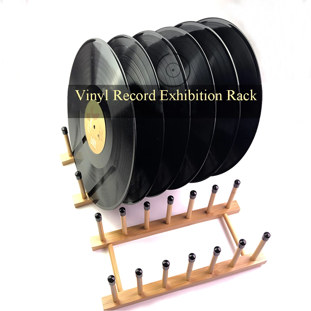 CD Records Collection Stand Vinyl Record Exhibition Display Storage