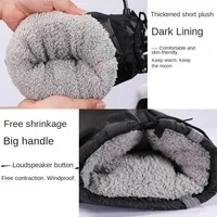 Winter Outdoor Motorcycle Handlebar Gloves Winter Hand Protector Windproof Liner Warm Motorbike Scooter Handle Cover Gloves 2Pcs 2