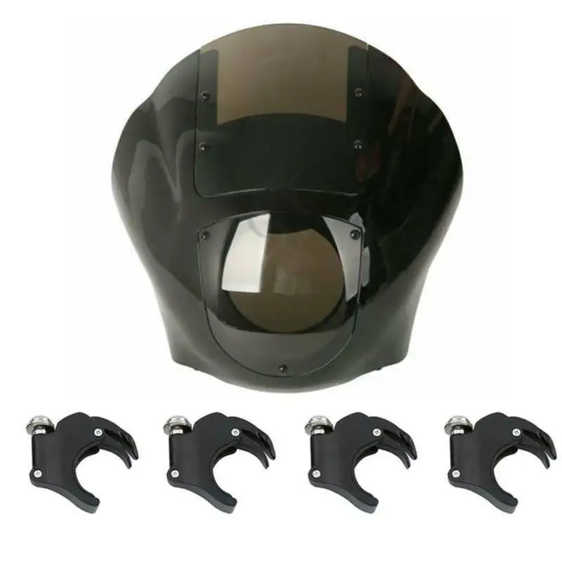 

Motorcycle Quarter Headlight Fairing Windshield 39/49mm Clamp For Harley VRSCA VRSCAW 2002-2010 VRSCB 2004 2005 XL1200X Dyna 06