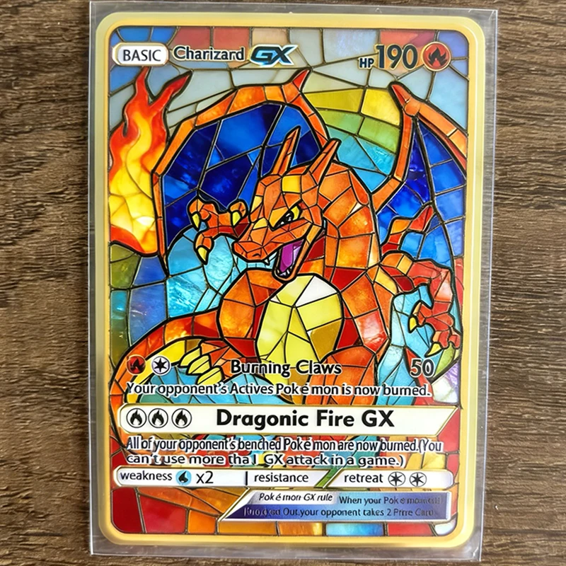 Limited Edition High-Powered Golden Charizard Collectible Card Set