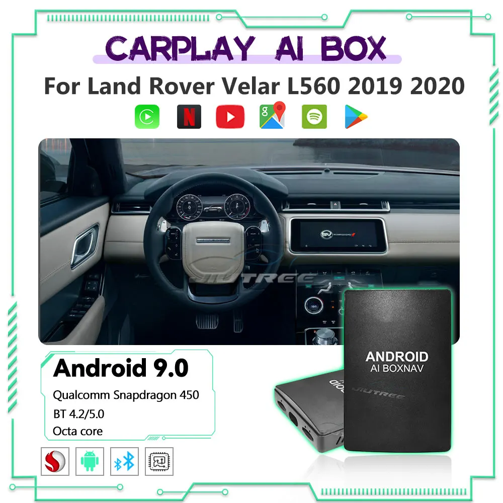 CarPlay AI Box para Land Rover, Range Rover Velar L560, 2019, 2020