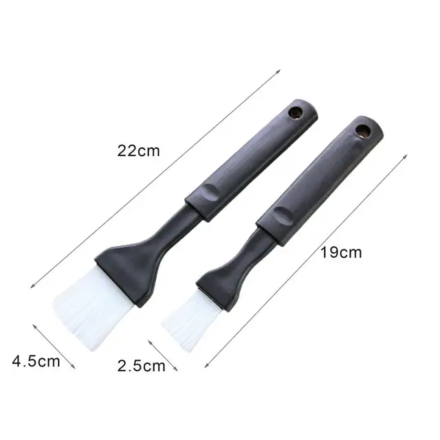 2Db/Beállított Tészta Kefék Műanyag Nylon Lágy Markolat Hordozható Hőálló Fűszerkefék - Image 6