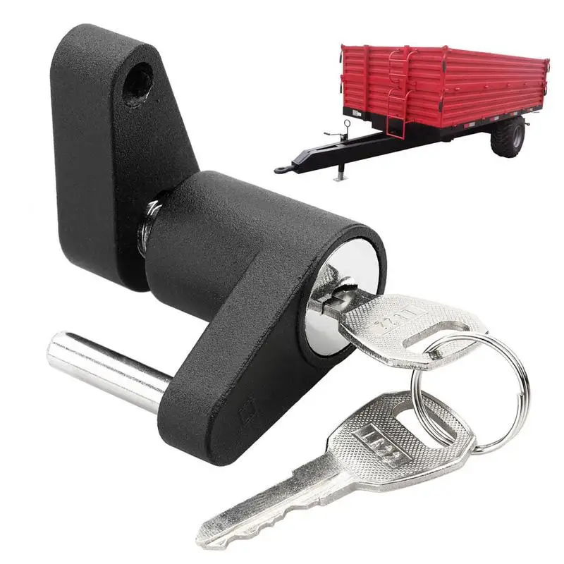 

Trailer Hitch Locks Hitch Coupler Tongue Coupler Lock Zinc Alloy Trailer Pin Lock Truck With Keys Coupler Lock For Car Boat