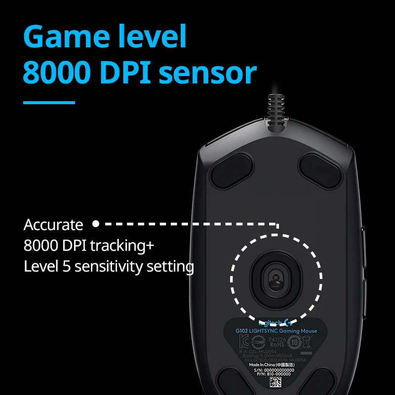 Gaming mouse Logitech G102 Gaming Mouse gamer pc gamer mouse inambricos