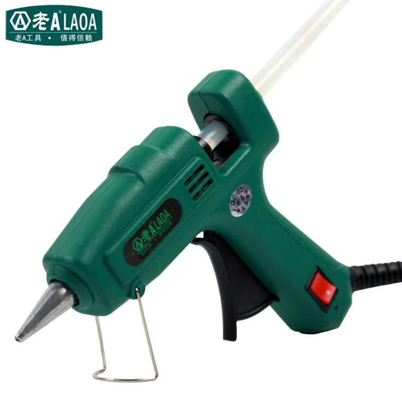 LAOA 25W Hot Melt Glue Gun DIY Mini Glue gun For Metal/Wood Working Stick Paper Hairpin PU Flower Repair tools