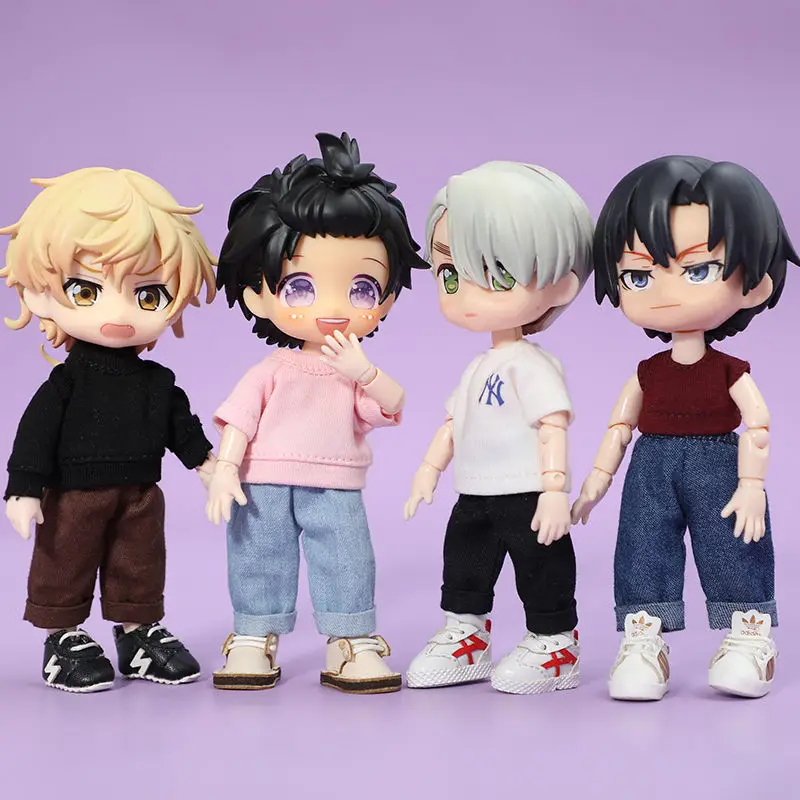Ob11 Doll Clothes Overalls Casual Fashion Trousers With Pocket Doll Accessories For Molly, Gsc, Pd9, Ymy, Obitsu11, 1/12bjd Doll 5