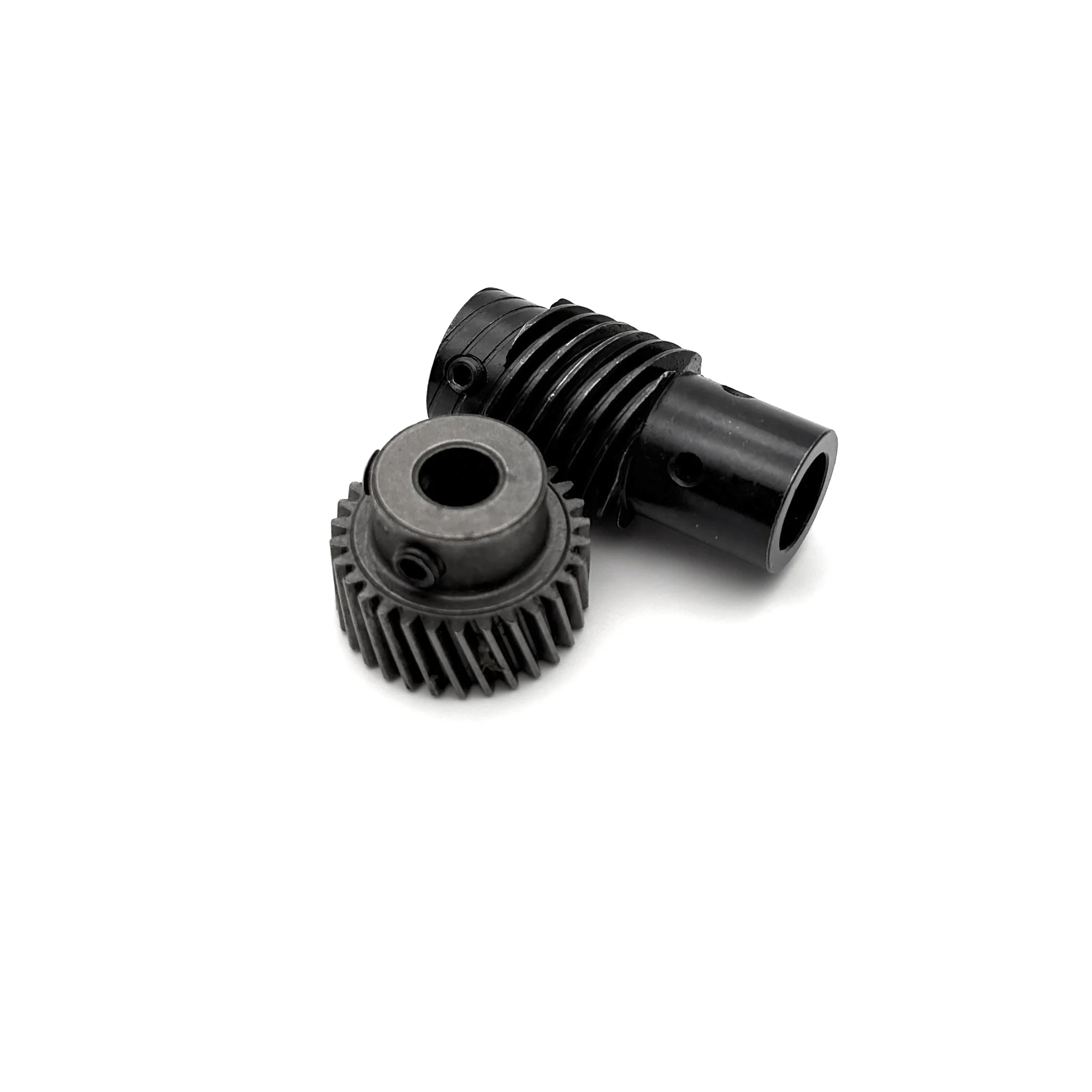 Metal Turbine Worm Reducer Gear 0.6M 1:5 30T 90 Degree Right Angle Transmission Parts