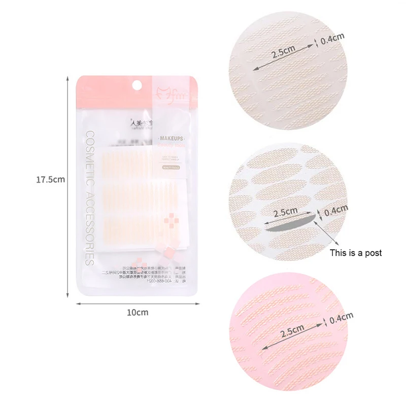 Lace Double Eyelid Tape for Hooded Droopy Uneven Small Eyes Makeup