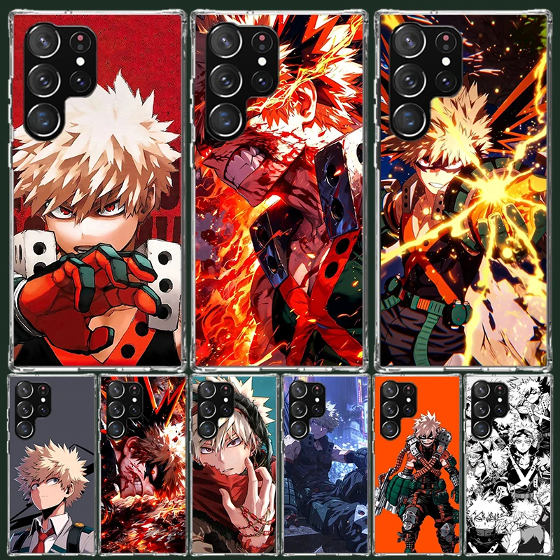 Bakugou Katsuki My Hero Academia Art Customized Phone Case