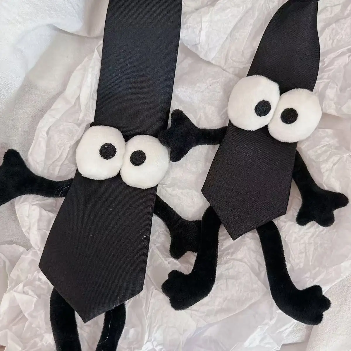 Cartoon Rabbit Child Tie Boy Student Baby Suit Necktie Small College Ties for Children's Clothing School Uniforms Tie