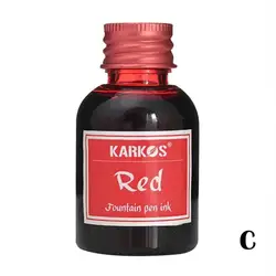 Vibrant 30ml Fountain Pen Ink for Smooth, Effortless Writing - Ideal for Office and Stationery Supplies (Red)
