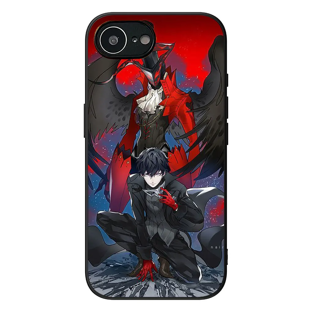Durable Soft Phone Cover with Game Personas Poster Design