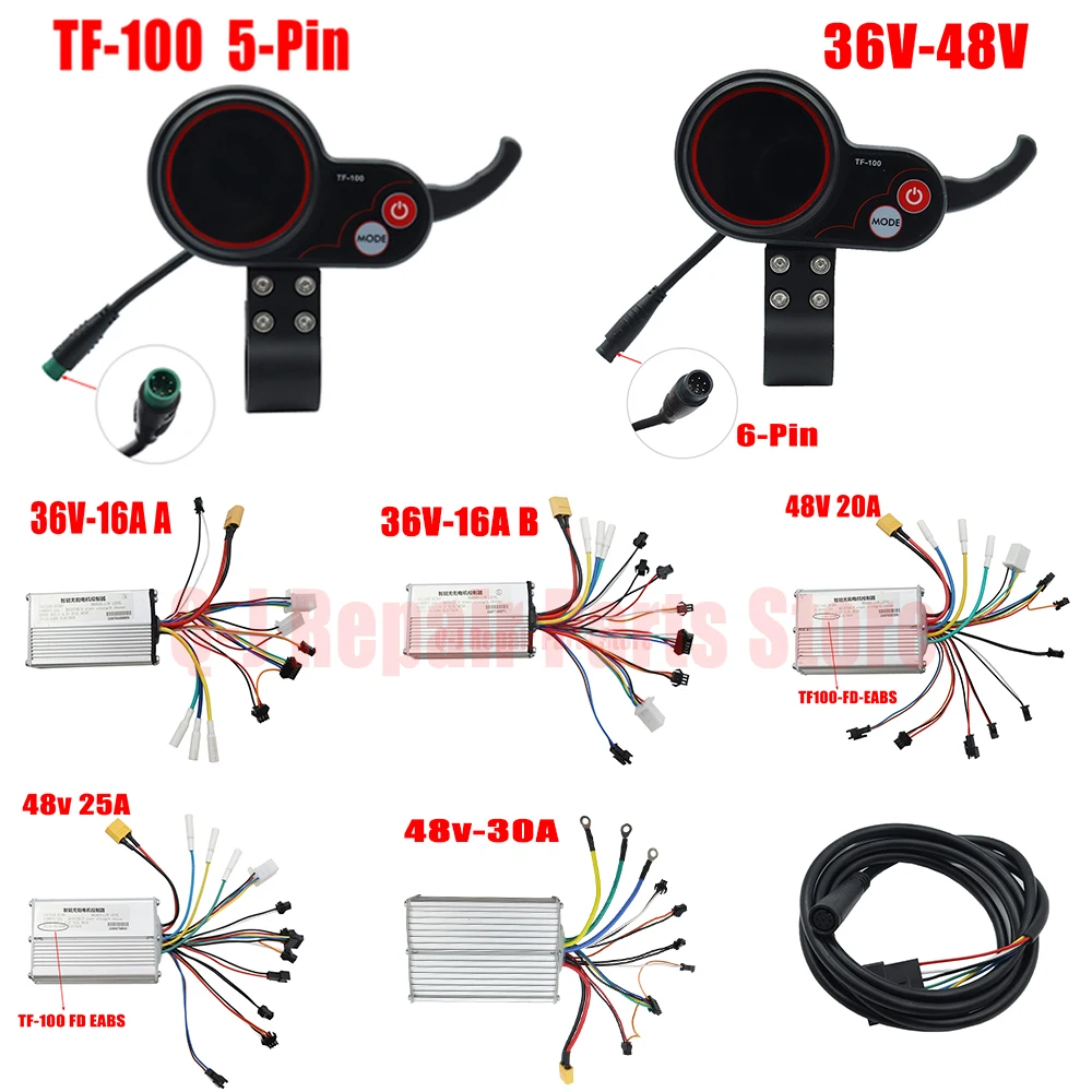 Tf-100 36v48v 16-30A Electric Scooter Intelligent Brushless Motor ...