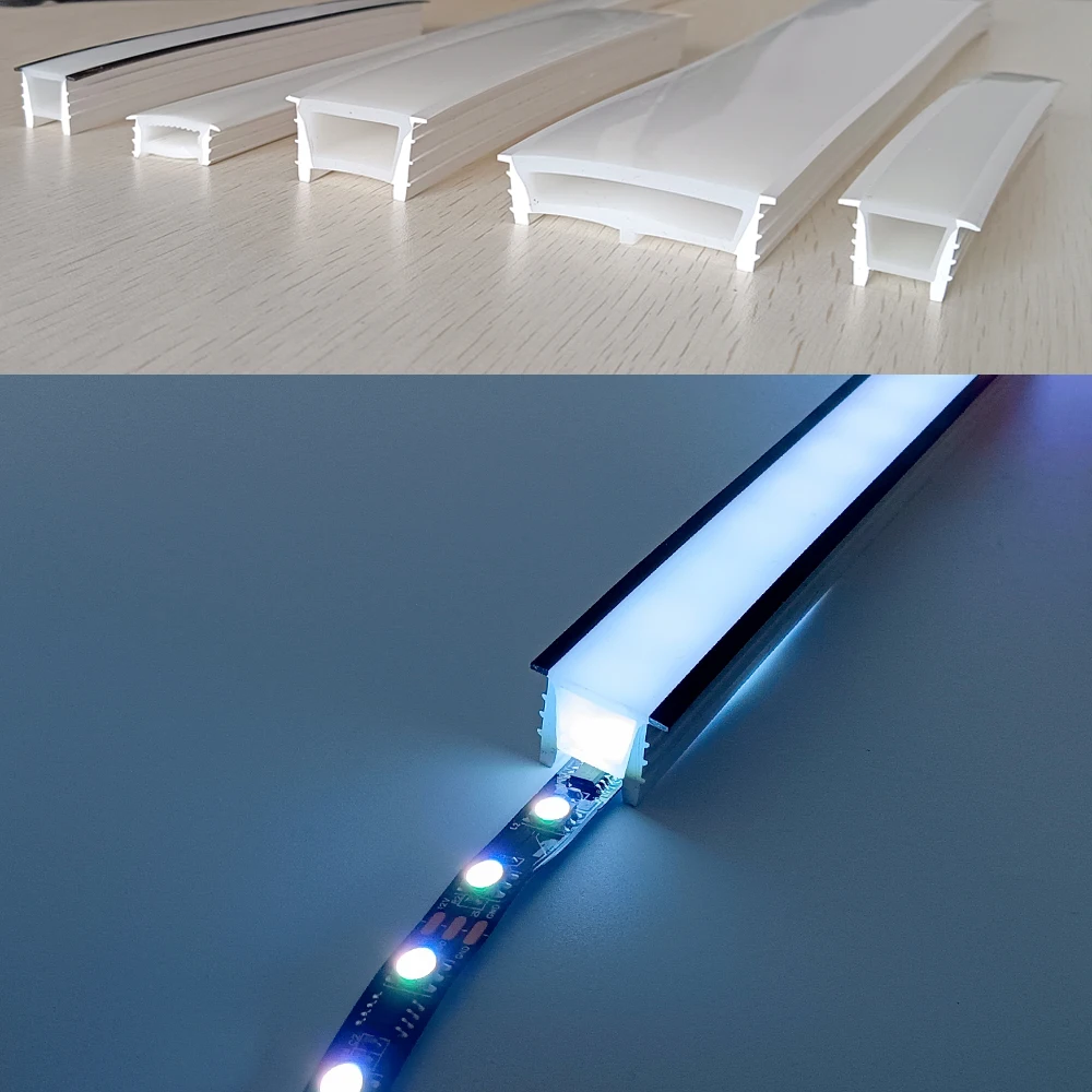 Recessed LED Neon Covering Tube Embedded Sign Silicone Gel Flexible ...