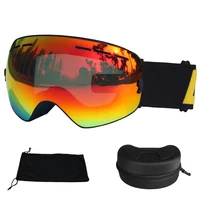 LOCLE Ski Goggles Men Women Double Layers UV400 Anti-fog Ski Eyewear Skiing Glasses Snowboard Skateboard Motocross Ski Masks 1