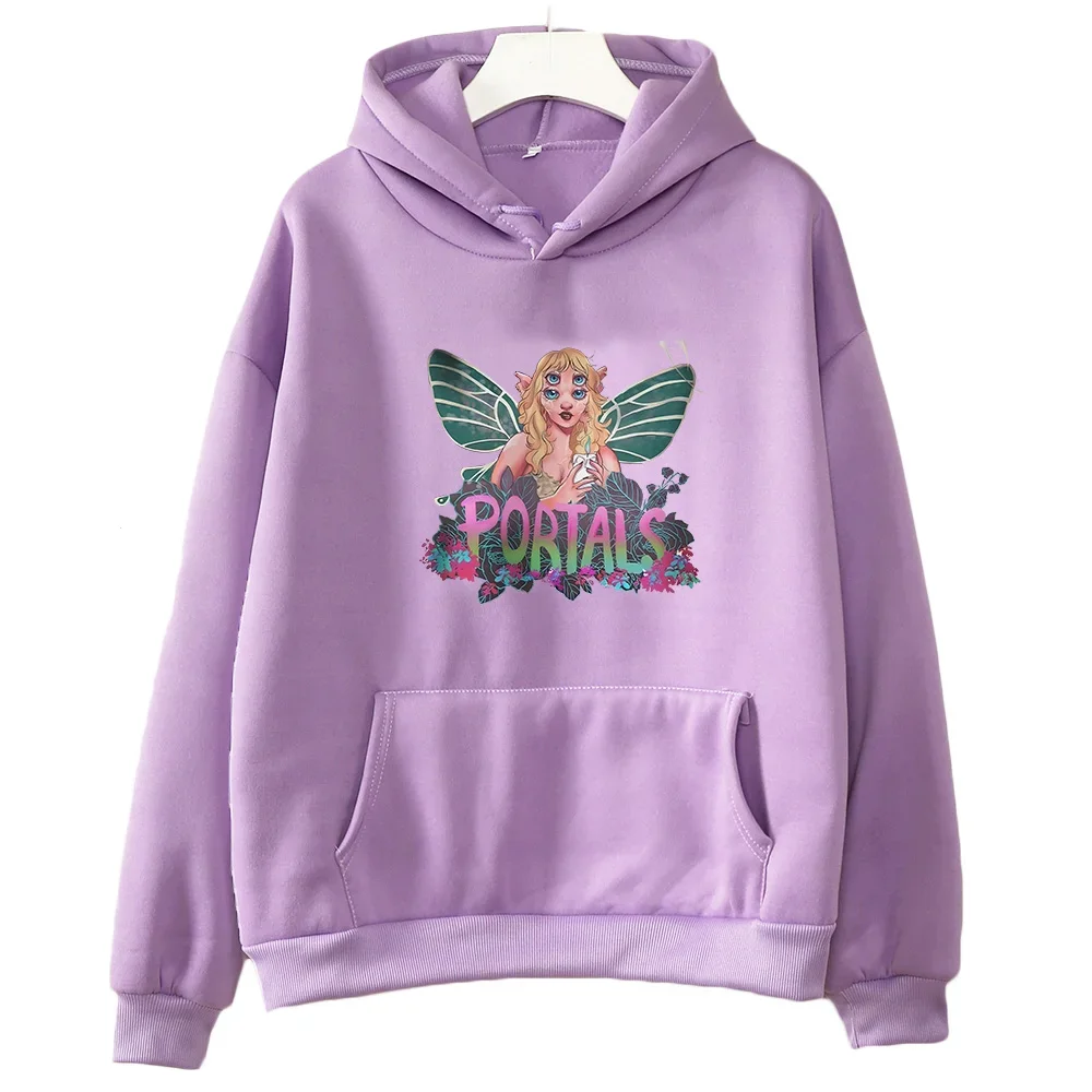 Melanie Martinez Portals Tour for Female Sweatshirts Retro Aesthetic Clothes Autumn Fleece Hoody Print Graphic Seawtwear Fashion