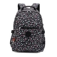 High Quality Flower Letter Pattern Fashion Casual A4 Women Men School Backpack 15.6'' 14'' Laptop Lightweight Travel Bag M1983 1