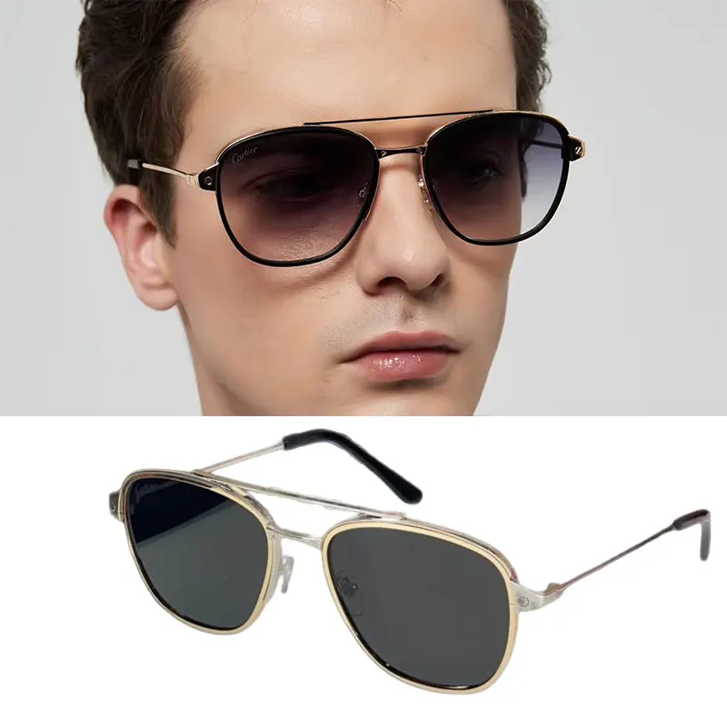 Sunglasses Men's And Women's 2022 New Model Big Brand Design Whit