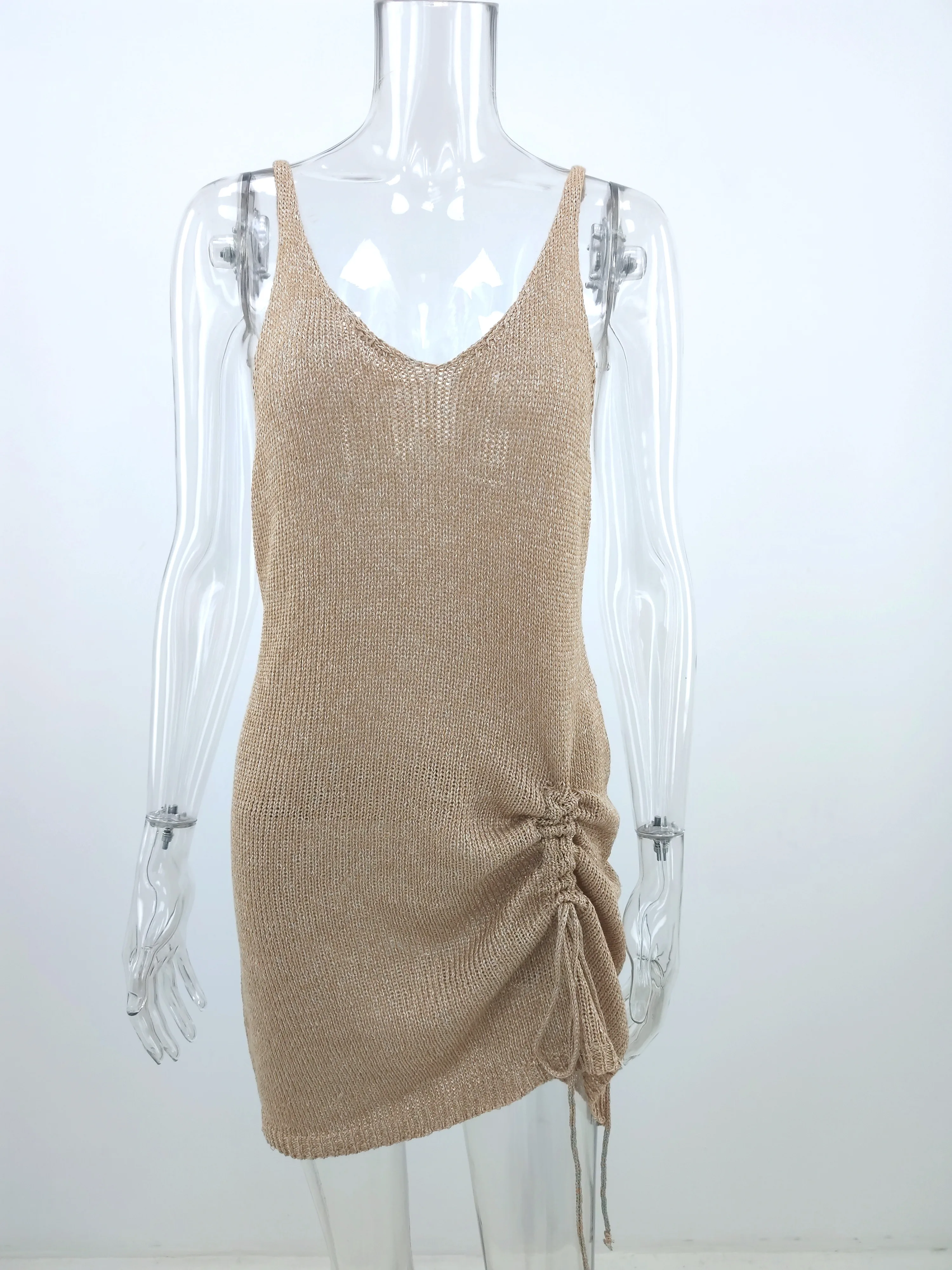 Рисунок 6 - Женское сексуальное вязаное пляжное платье на шнуровке